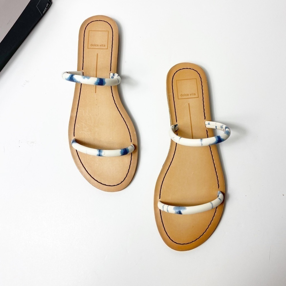 Dolce Vita Blue Tye Dye Women Sandals Size…